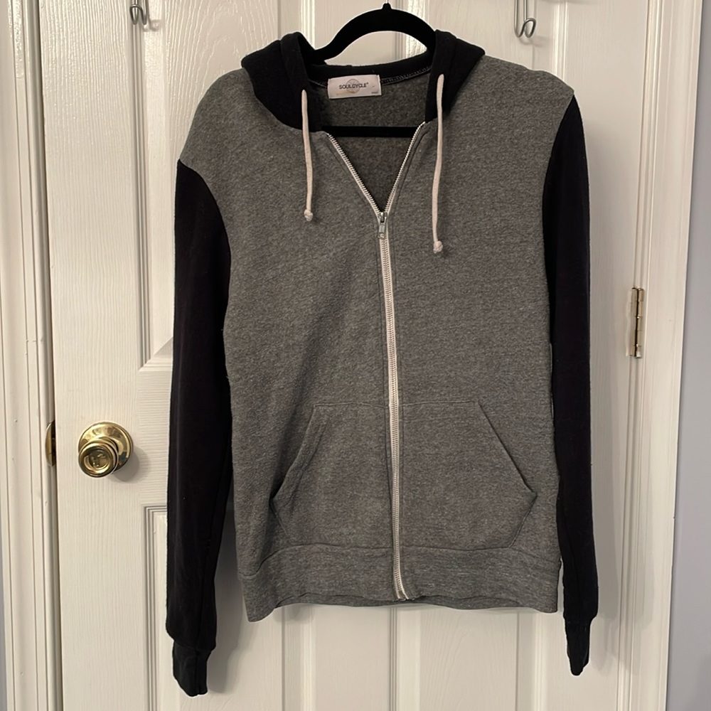 SoulCycle Front Zip Graphic Hooded Jacket